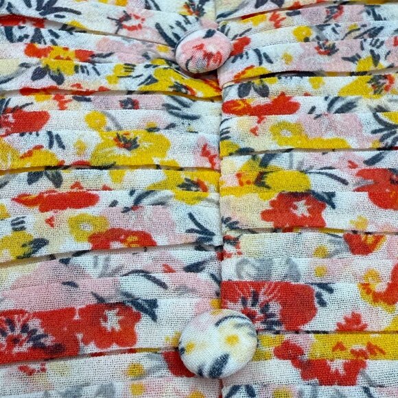 NWT Women's ASTR THE LABEL Floral Smocked Sweetheart Neckline Top | Size XL - Picture 8 of 14